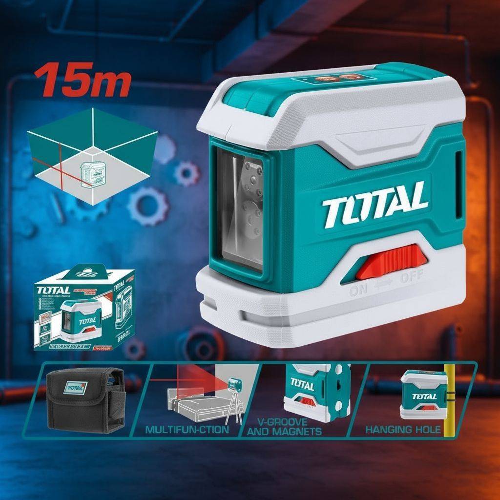 تراز لیزری توتال مدل TLL156506